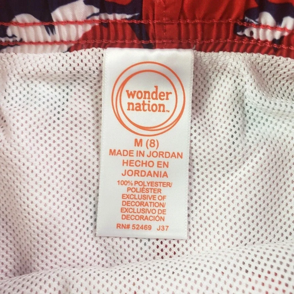 Wonder Nation‎ Boys Shorts Summer Beach Holiday Shorts Swimming Size 8M